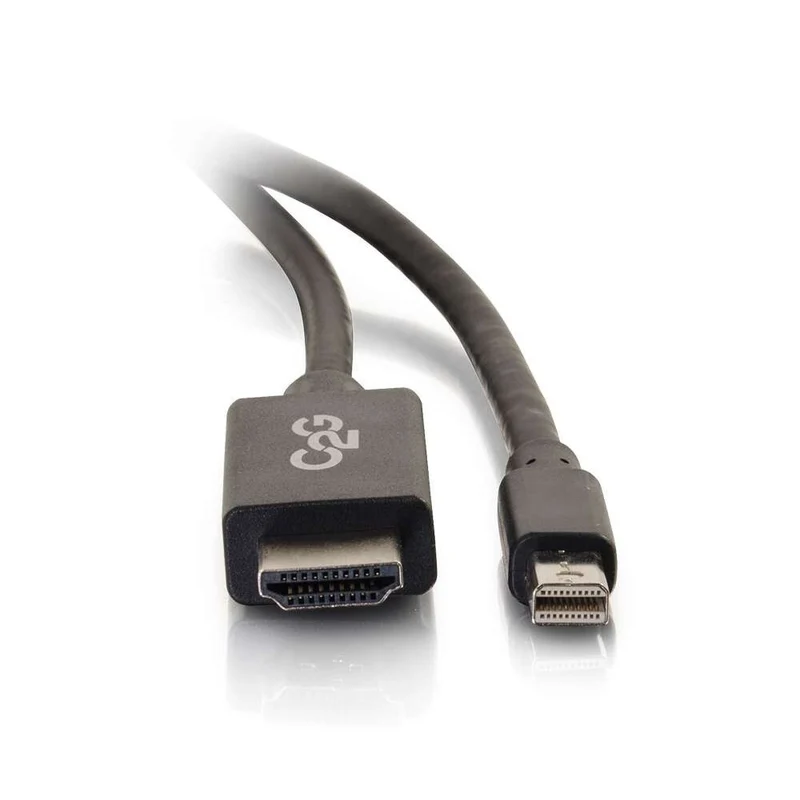 C2G 6ft (1.8m) Mini DisplayPortTM Male to HDMITM Male Adapter Cable - Black