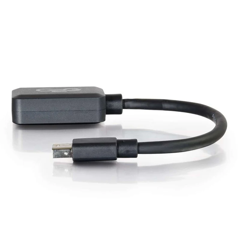 C2G 8in Mini DisplayPort Male to HDMI Female Adapter Converter - Black