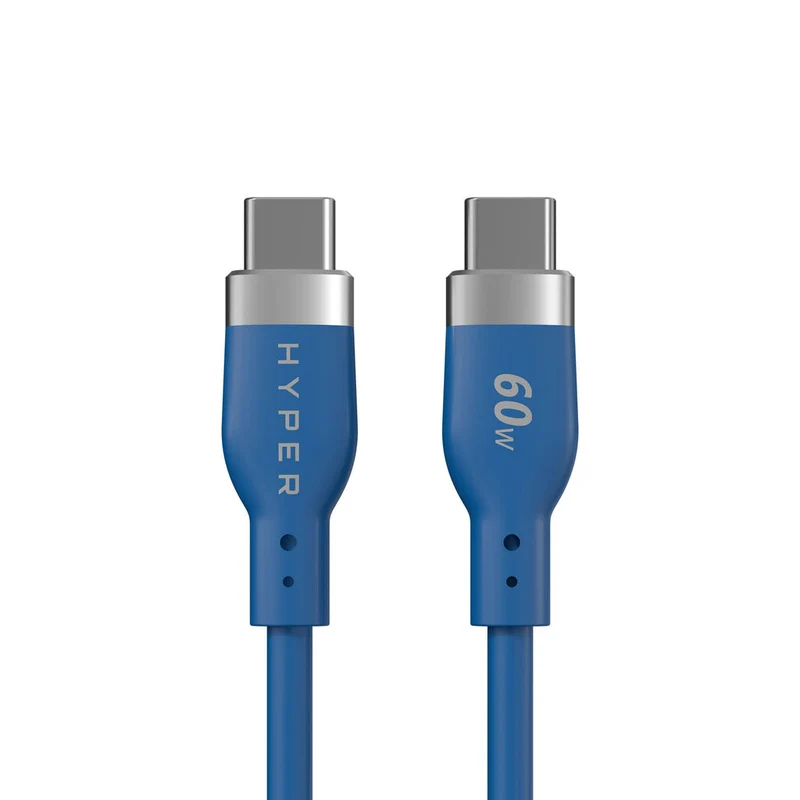 Targus HyperJuice Flex USB cable USB 2.0 1.5 m USB C 0.48 Gbit/s 60 W Blue