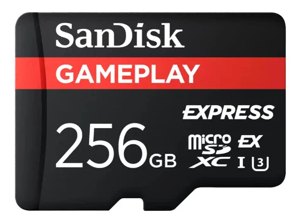 SanDisk GamePlay Express microSD 256GB UHS-I Class 10