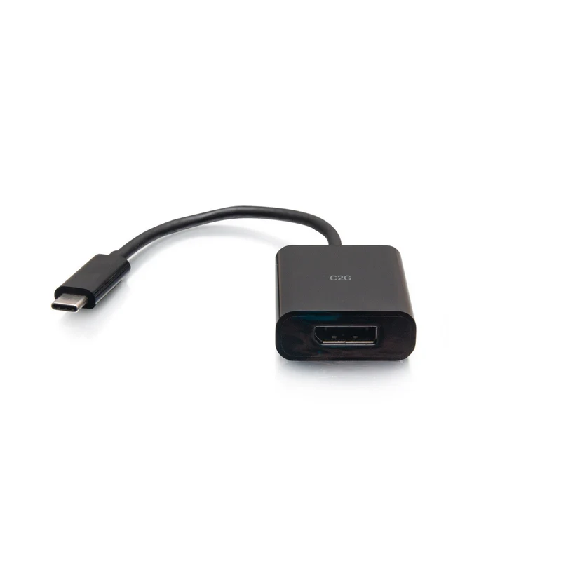 C2G USB-C® to DisplayPortTM Adapter Converter - 4K 60Hz - Black