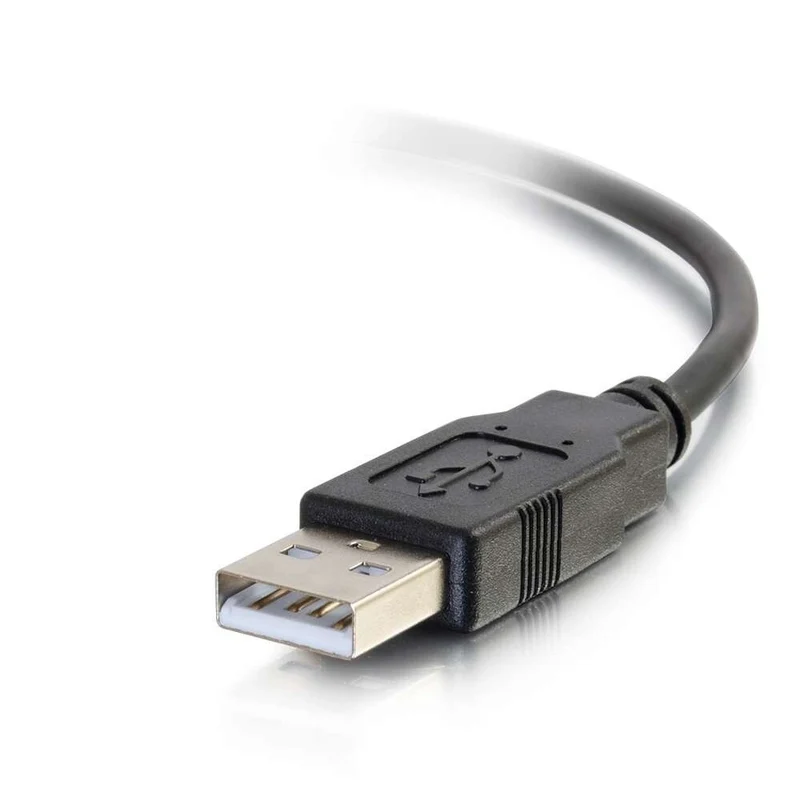 C2G 12ft (3.7m) USB 2.0 USB-C to USB-A Cable M/M - Black