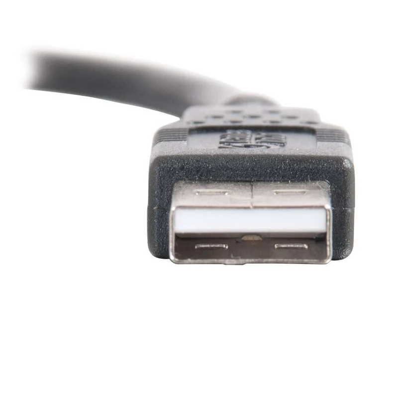 C2G 6.6ft (2m) USB 2.0 A Male to A Male Cable - Black