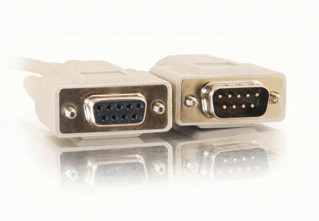 C2G 2m DB9 Cable serial cable Grey
