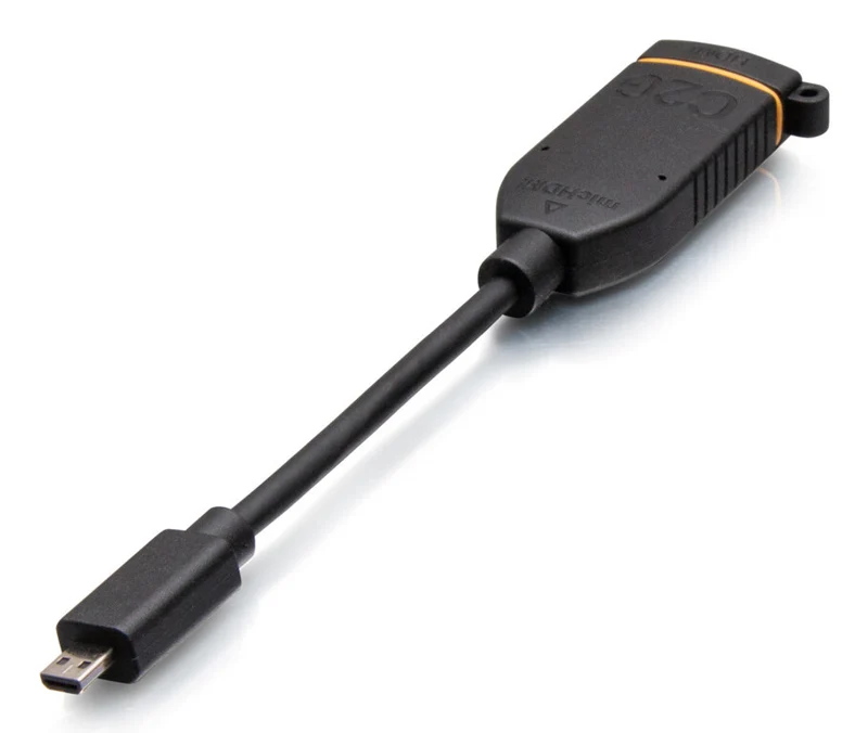C2G Universal HDMI® Dongle Adapter Ring Mini HDMI Adapter with Antimicrobial Technology