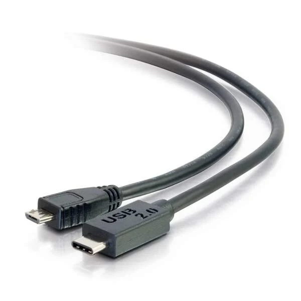 C2G 3m USB 2.0 USB Type C to USB Micro B Cable M/M - USB C Cable Black