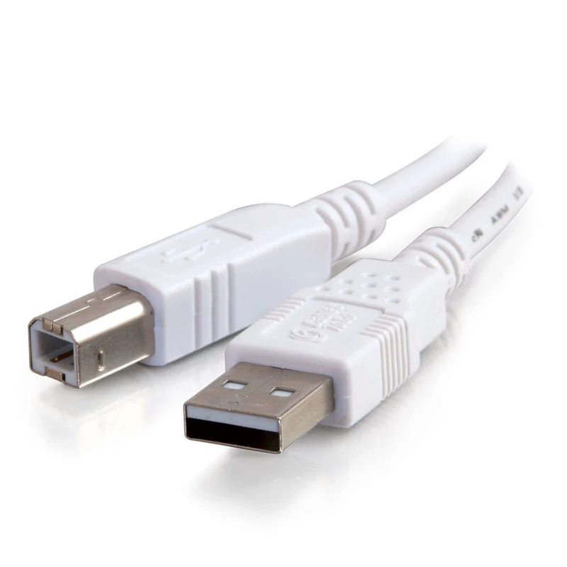 C2G 3m USB 2.0 A/B Cable - White