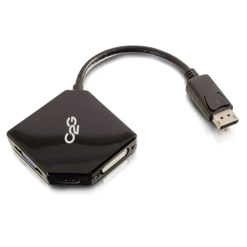 C2G DisplayPort to HDMI, VGA, or DVI Adapter Converter