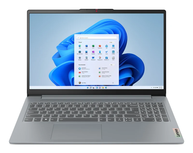 Lenovo IdeaPad Slim 3 15AMN8 AMD Ryzen™ 3 30 Laptop 39.6 cm (15.6") Full HD 8 GB LPDDR5-SDRAM 512 GB SSD Wi-Fi 6 (802.11ax) Windows 11 Home Grey English