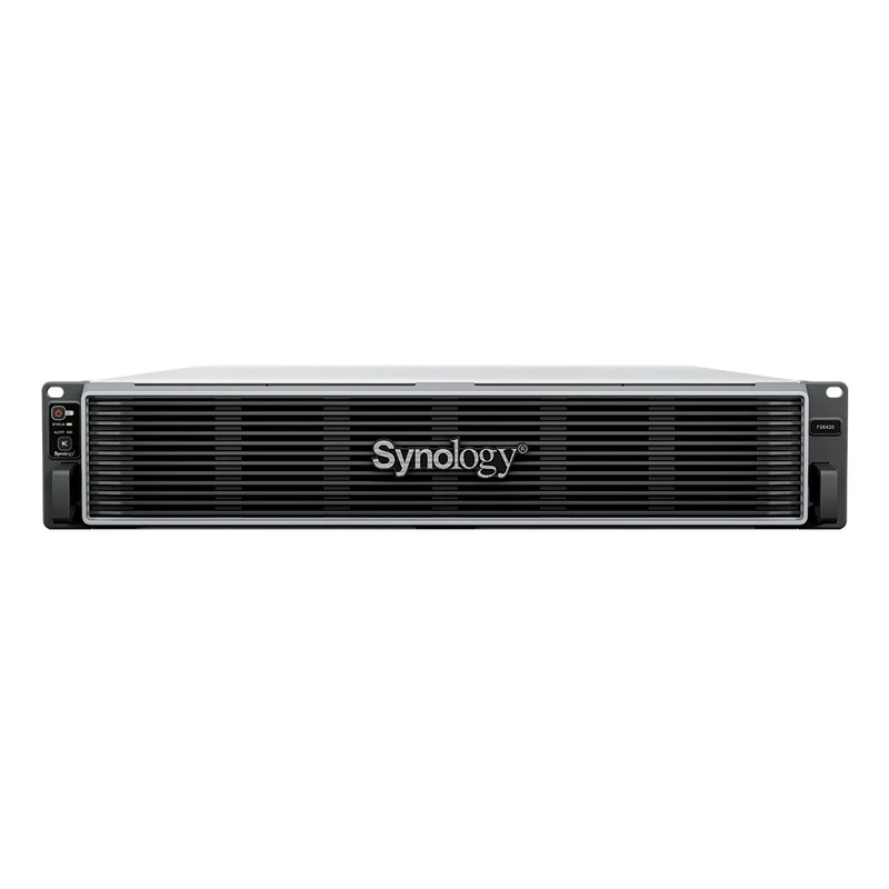 Synology FlashStation FS6420 NAS/storage server Rack (2U) EPYC 64 GB DDR4 0 TB SSD Black, Grey