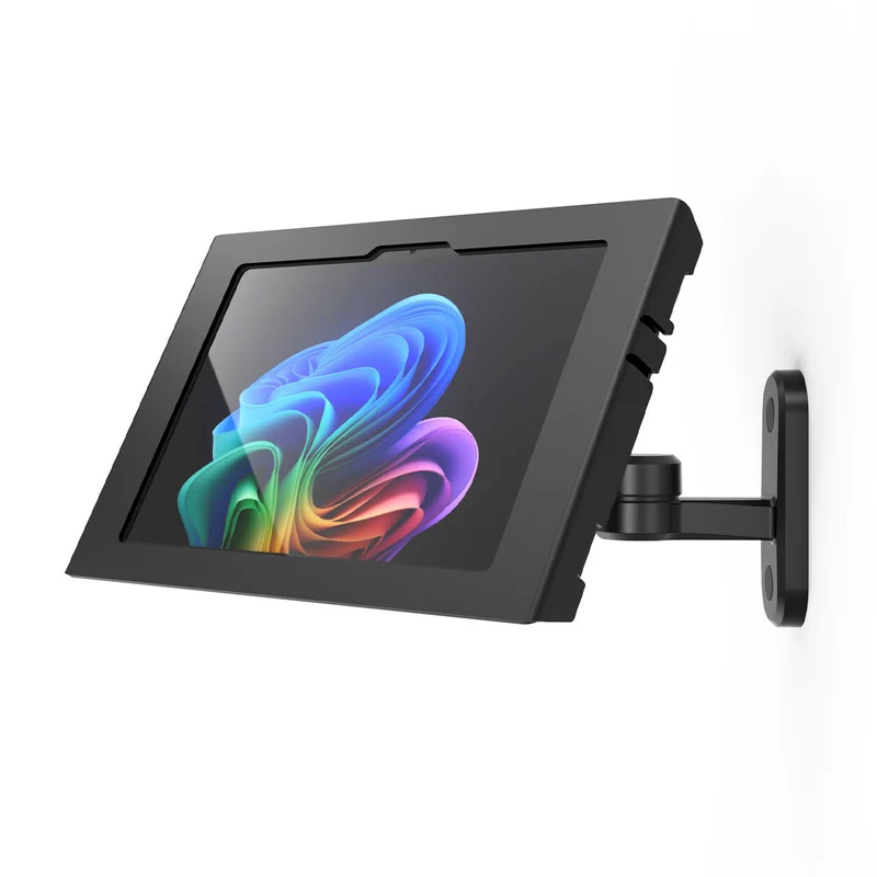Compulocks Surface Pro Copilot+ PC 12", Apex Enclosure Swing Wall Mount - Black