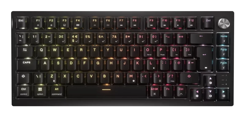 Corsair K65 PLUS WIRELESS keyboard Gaming RF Wireless QWERTY UK English Black