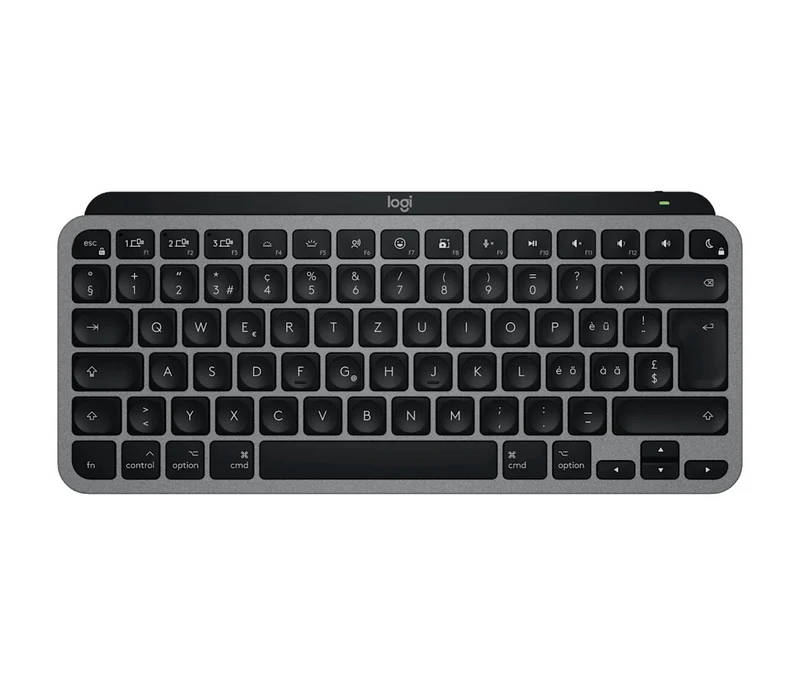 Logitech MX Keys Mini For Mac keyboard Home/Office Bluetooth QWERTZ Swiss Black, Grey