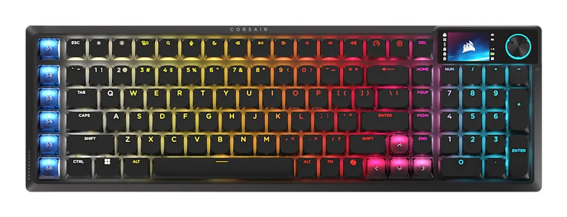 Corsair VANGUARD AIR 99 keyboard Gaming RF Wireless + USB QWERTY UK English Black