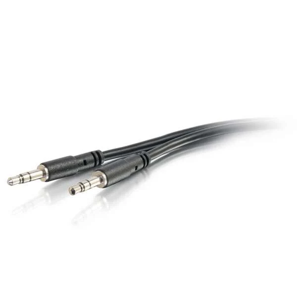C2G 10ft (3m) Slim Aux 3.5mm Audio Cable - M/M