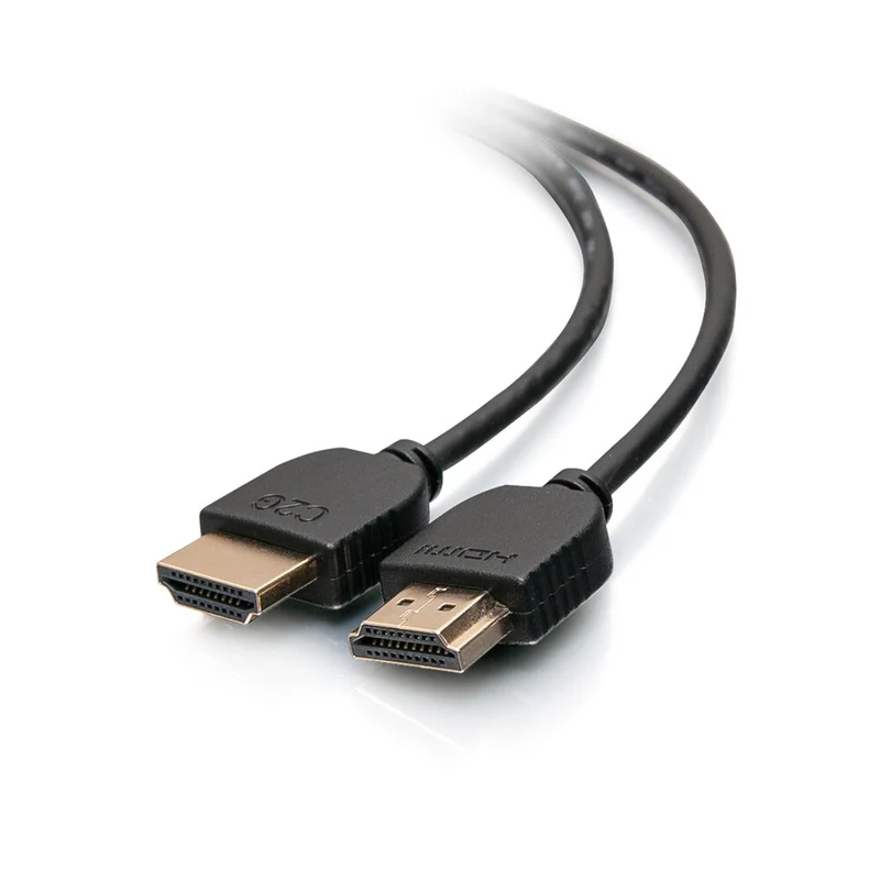 C2G 2ft (0.6m) Plus Series Slim Flexible High Speed HDMI® Cable with Ethernet