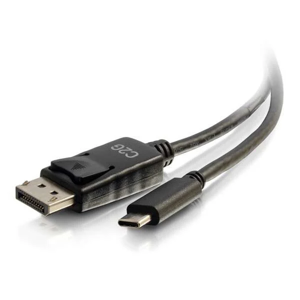 C2G 1.8m (6ft) USB C to DisplayPort Adapter Cable Black - 4K Audio / Video Adapter