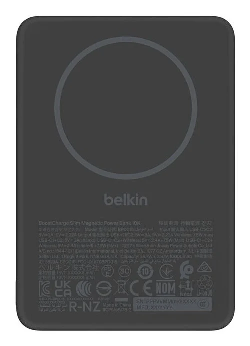 Belkin Slim Magnetic Power Bank 10K