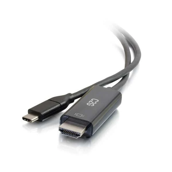 C2G 1.8M (6ft) USB C to HDMI Adapter Cable – 4K - Audio / Video Adapter - Black