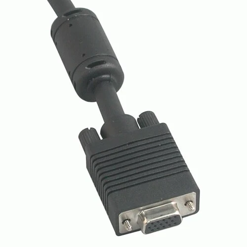 C2G Monitor HD15 M/F cable VGA cable 2 m VGA (D-Sub) Black