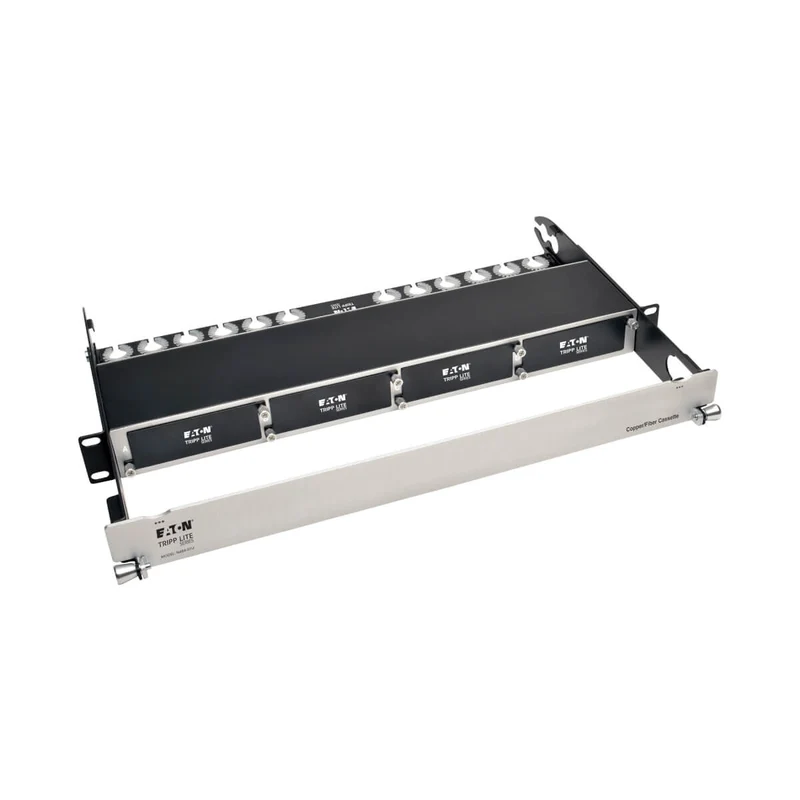 Tripp Lite N484-01U Copper/Fiber Enclosure for 4 High-Density Cassettes, 1U