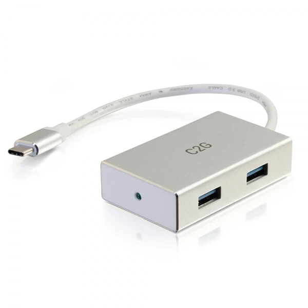 C2G USB-C Hub with 4 USB-A Ports