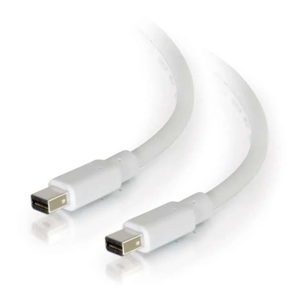 C2G 2m Mini DisplayPort Cable 4K UHD M/M - White