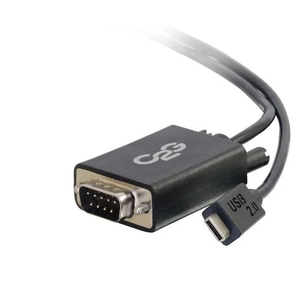 C2G USB 2.0 USB-C To DB9 Serial RS232 Adapter Cable