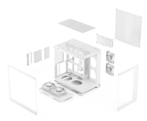 Fractal Design Pop 2 Vision Tower White