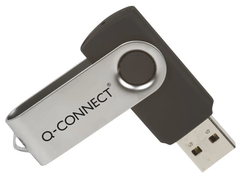 Q-CONNECT KF41514 USB flash drive 64 GB USB Type-A 3.2 Gen 1 (3.1 Gen 1) Stainless steel