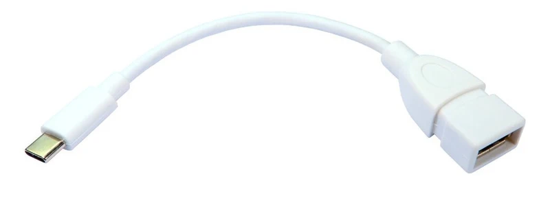 Cables Direct 15cm 5 Gbps Type C (M) to Type A (F) Cable 15W - White