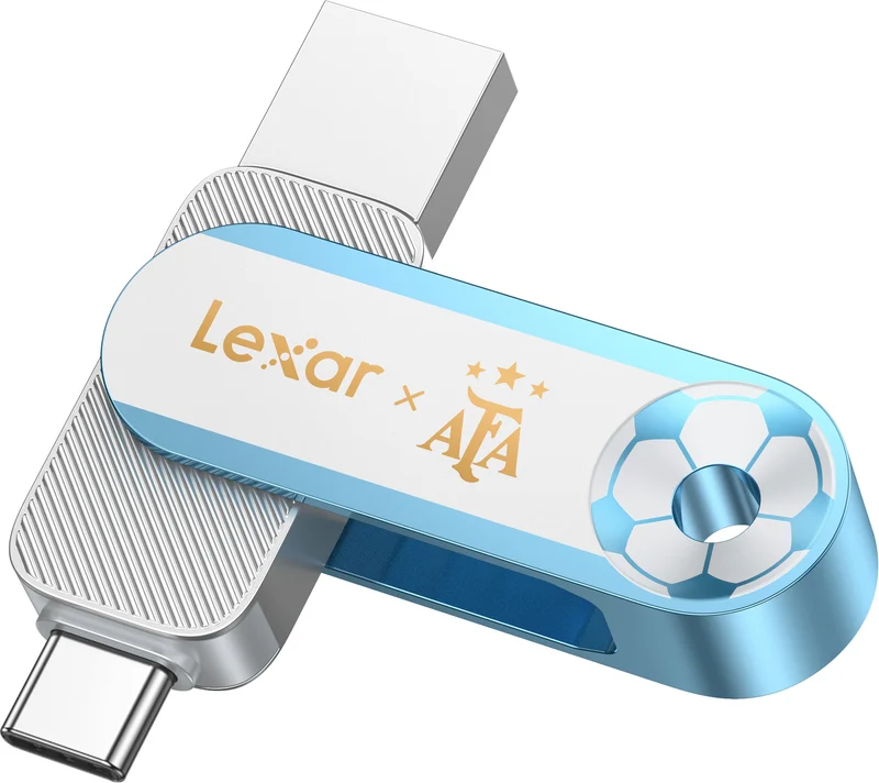 Lexar D500 128GB Solid State Dual Drive, Elite Legends Series, up to 400MB/s