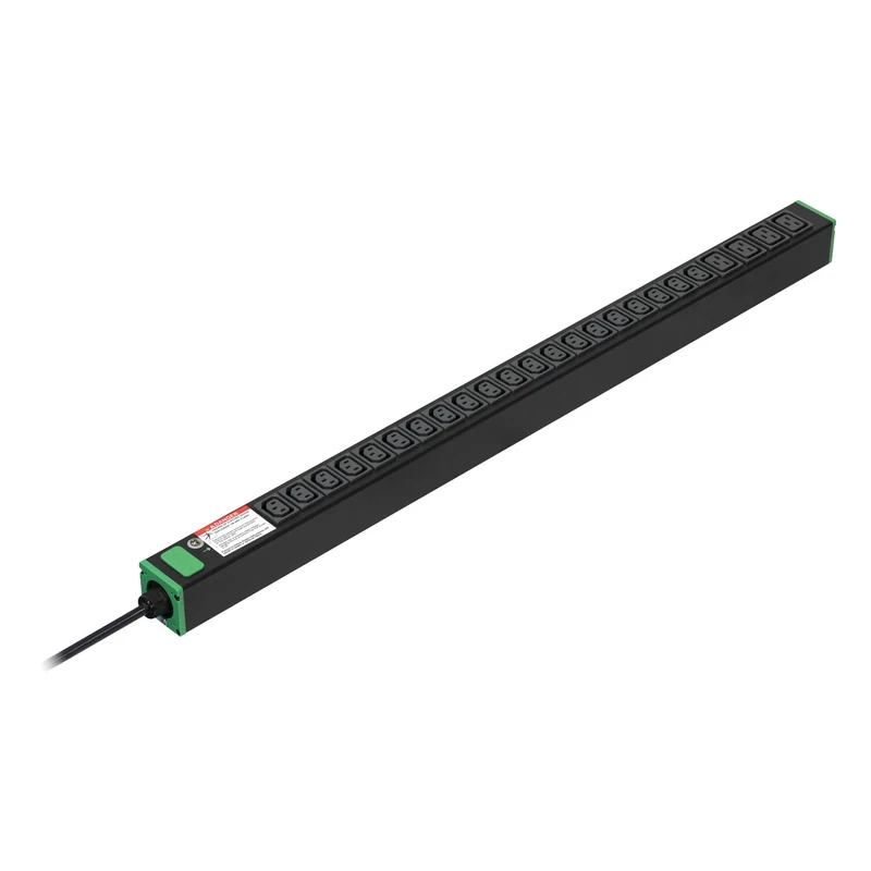 APC Easy Rack PDU, Basic, Vertical, 1 Phase, 3.7kW, 230V, 16A, 20 x C13 and 4 x C19 outlets, IEC60309 PLUG