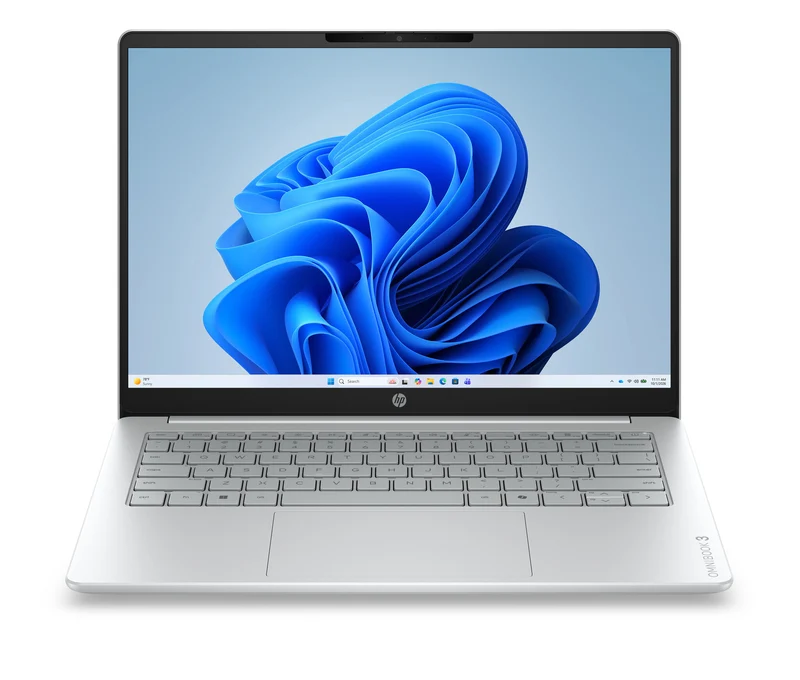 HP 14-HT0007NAX C5 315 8GB 256GB W11H Intel Core 3 Laptop 35.6 cm (14") 2K DDR5-SDRAM SSD Wi-Fi 7 (802.11be) Windows 11 Home AI PC Grey, Silver