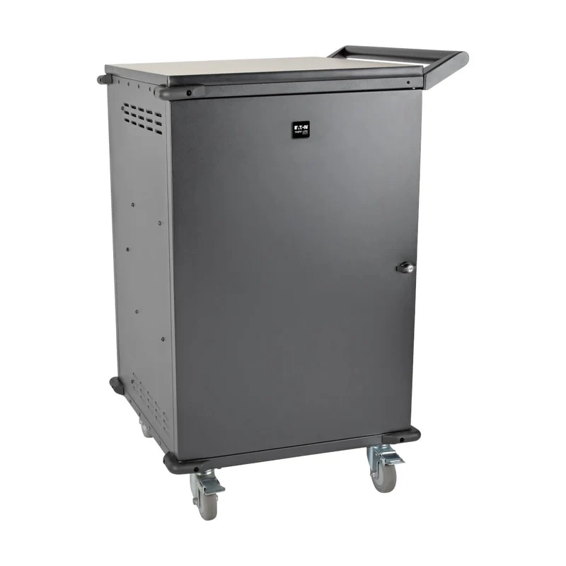 Eaton CSCXB36AC Multi-Device Charging Cart, 36 AC Outlets, Chromebooks and Laptops, 230V, BS 1363, Black