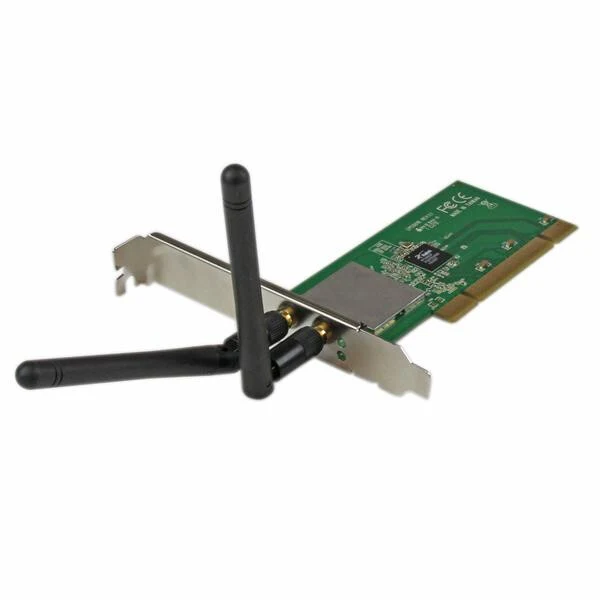 StarTech.com PCI Wireless N Adapter - 300 Mbps PCI 802.11 b/g/n Network Adapter Card – 2T2R 2.2 dBi