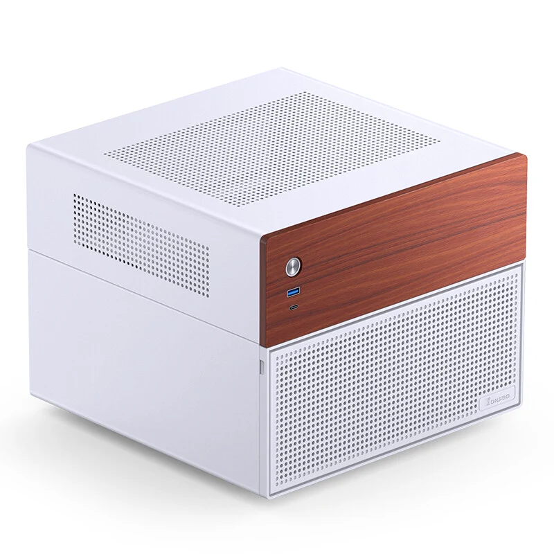 Jonsbo N4 mATX NAS Compact Case White