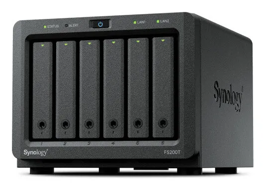 Synology FS200T NAS/storage server Desktop Intel® Celeron® J4125 4 GB DDR4 Black