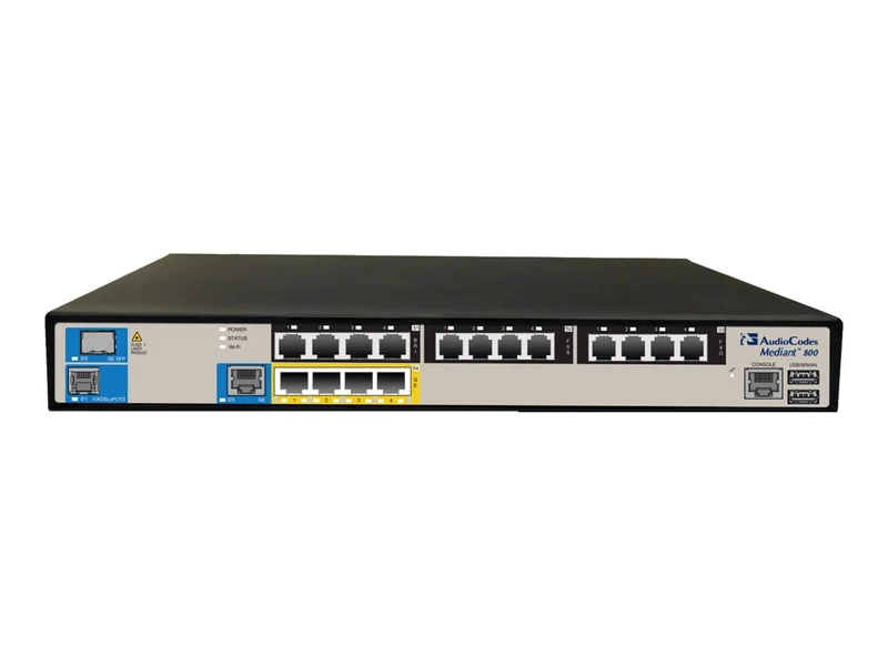 AudioCodes M800B-V-8B4S-4L gateway/controller 1000, 100, 10 Mbit/s