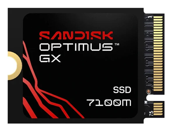 SanDisk Optimus GX 7100M 1 TB M.2 PCI Express 4.0 NVMe TLC 3D NAND