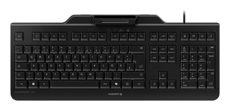 CHERRY Smart Board 1150 keyboard Office USB QWERTZ German Black