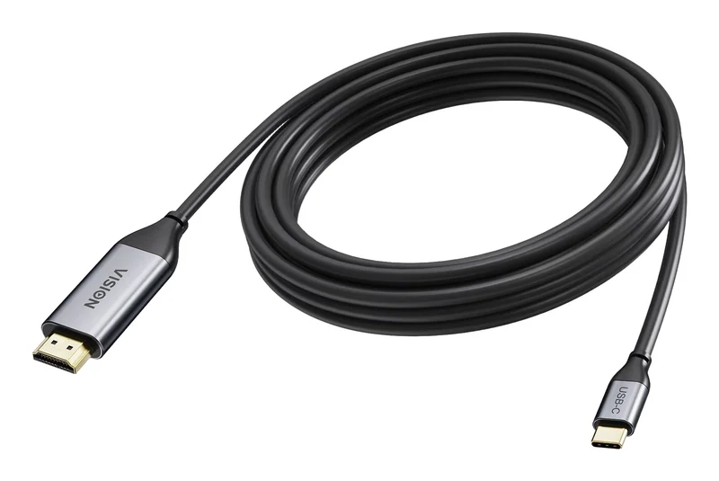 Vision TC 5MUSBCHDMI/BL video cable adapter 5 m USB Type-C HDMI Type A (Standard) Black