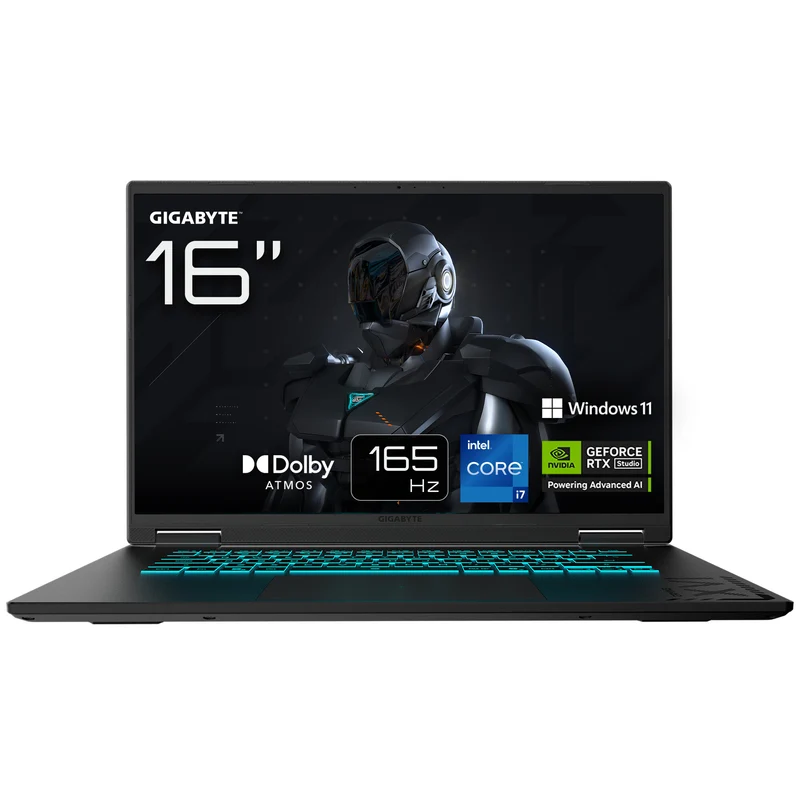 GIGABYTE Gaming A16 Laptop - 16.0“, 165Hz WUXGA, Intel Core i7-13620H, NVIDIA RTX 4050 GPU, 16GB DDR5 5200MHz, 1 x Gen4 1TB SDD, Windows 11 Home, 2 Year Warranty, A16 CMHI2UK894SO