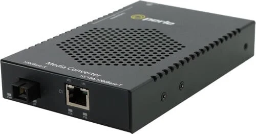 Perle S-1110HP-SC10D network media converter 1000 Mbit/s 1490 nm Single-mode Black