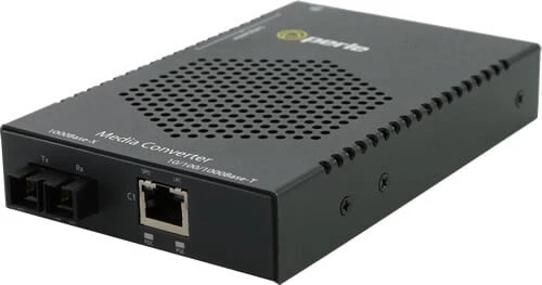 Perle S-1110HP-SC70 network media converter 1000 Mbit/s 1550 nm Single-mode Black
