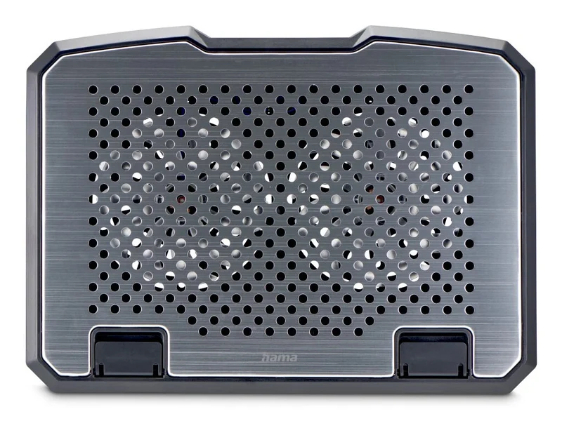 Hama Aluminium laptop cooling pad 39.6 cm (15.6") Black