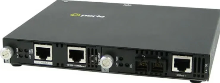 Perle 05070421 network media converter 1000 Mbit/s 1310 nm Multi-mode, Single-mode Black