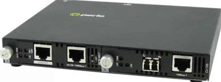 Perle 05070411 network media converter 1000 Mbit/s 1310 nm Multi-mode, Single-mode Black