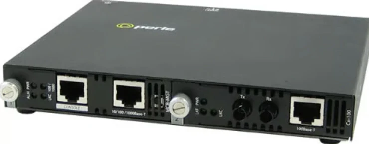 Perle 05070341 network media converter 1000 Mbit/s 1310 nm Multi-mode, Single-mode Black