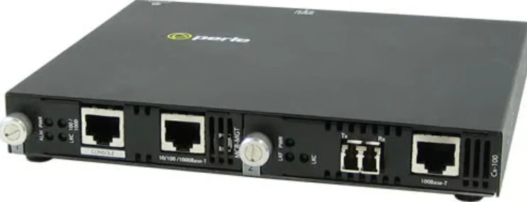 Perle 05070331 network media converter 1000 Mbit/s 1310 nm Multi-mode, Single-mode Black